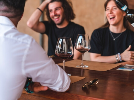Wine tasting during Valpolicella walking tour